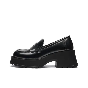 RED DRAGONFLY Loafers 7cm Women's Black