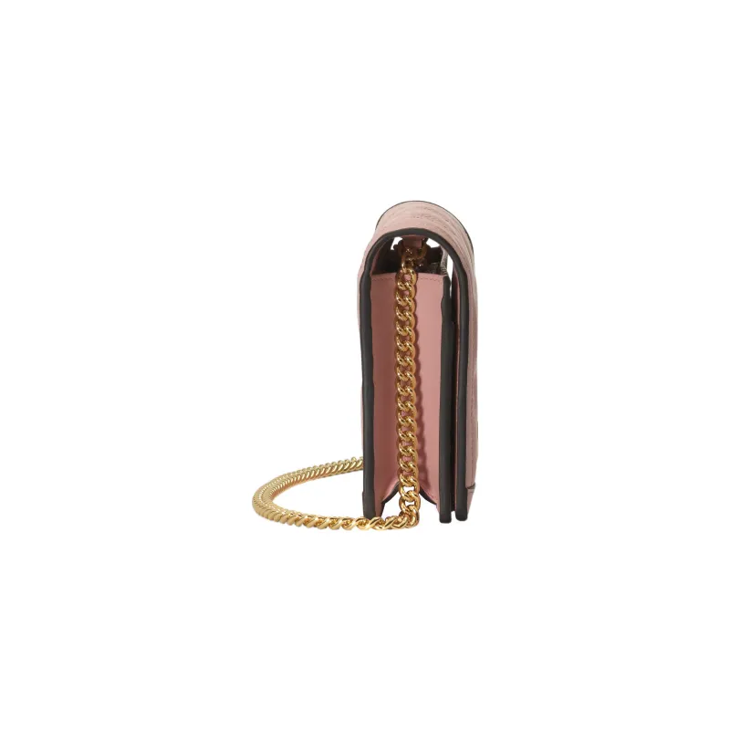 GUCCI Leather Small Square Bag, Shoulder Bag, Crossbody Bag, Wallet Women's Pink-3