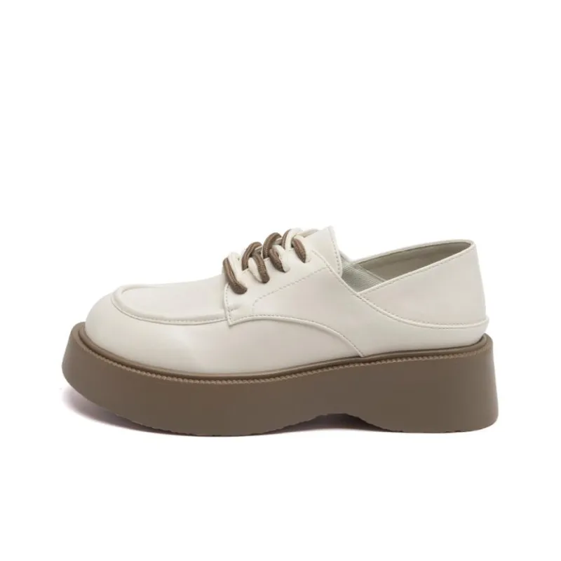 AGSDON Loafers Women's Black/Beige Apricot/Brown-0