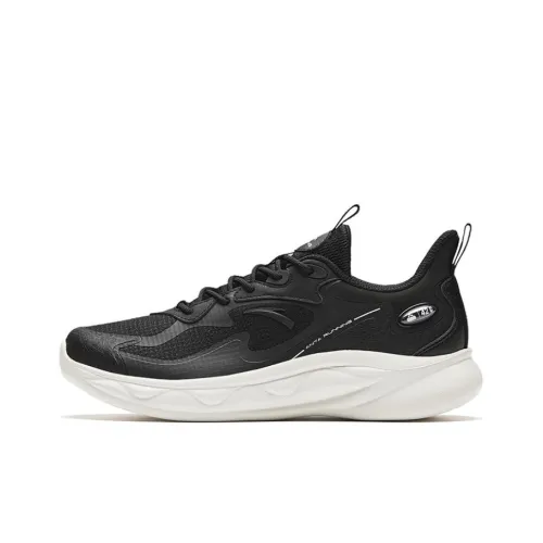Anta Mianbomb 2 Cushioned Slip Resistant Breathable Low Top Running Shoes Women's Black