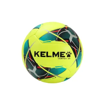 KELME 4 Size 5 Soccer PU Hand Stitched Soccer Ball Unisex Neon Yellow