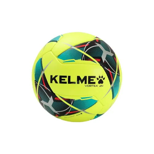 KELME 4 Size 5 Soccer PU Hand Stitched Soccer Ball Unisex Neon Yellow