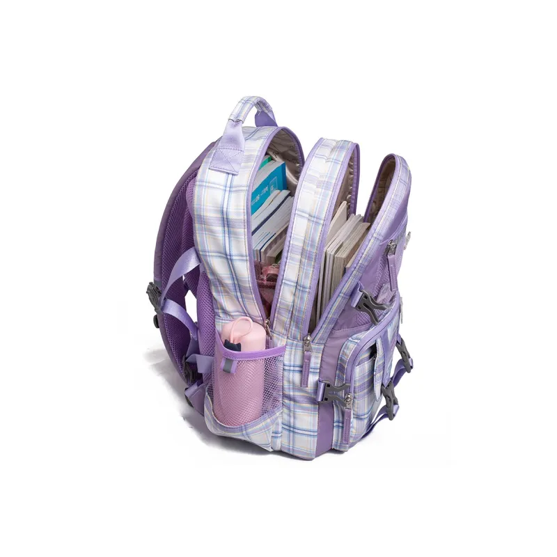 COWBONE Polyester Backpack Regular Unisex Girlish Heart Pink/Starry Purple/Starry Grey-3
