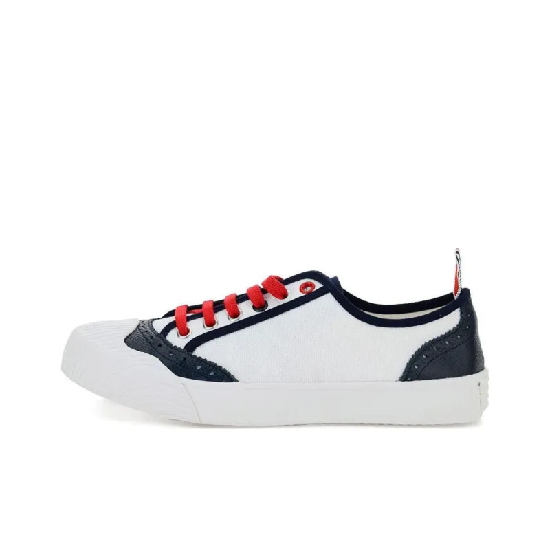 THOM BROWNE· Low Top Skateboard Shoes Women's White-0