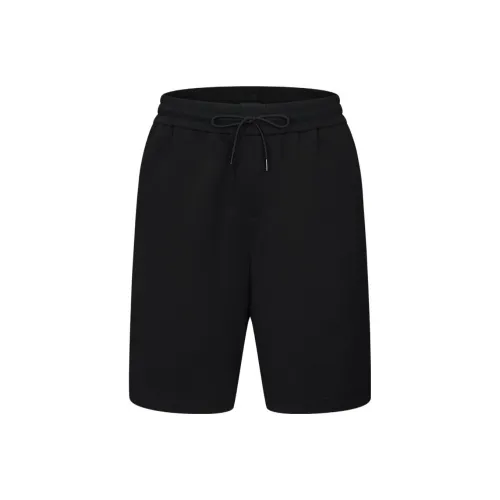 URBAN REVIVO Casual Shorts Men Jet Black