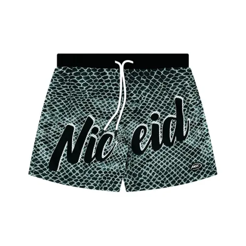 NICEID Basketball Shorts Unisex Lizard Pattern