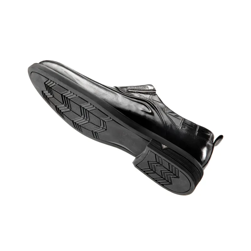 AOKANG Dress Shoes 2cm Men's Black/Brown-4