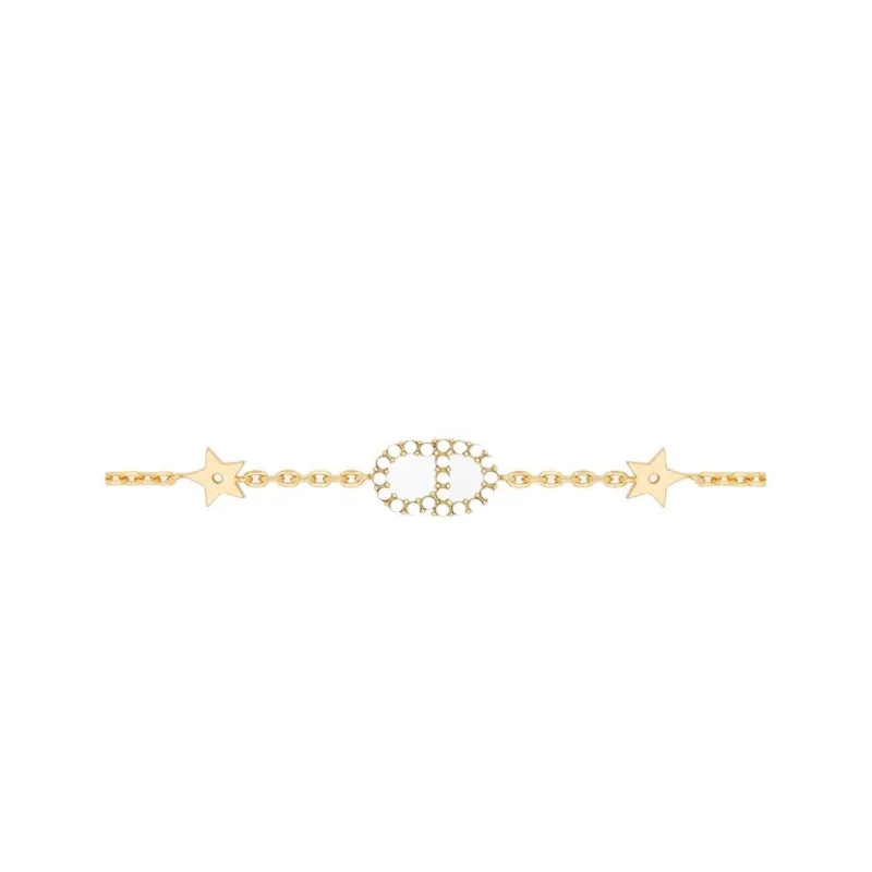DIOR Gold Plated Bracelets Set Women's Gold-2