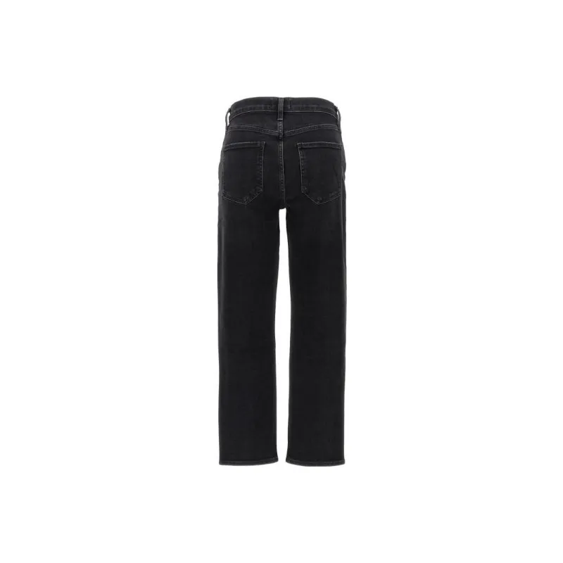 AGOLDE Riley High Waisted Straight Leg Jeans-1