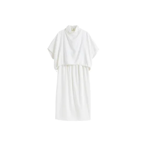 Miss Ha Ya Two Piece Skirt Sets Women's Monk White