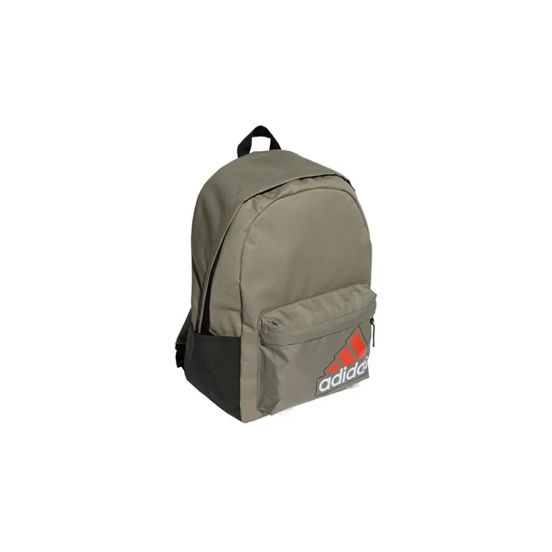 Adidas Recycled Polyester Backpack Regular Unisex Pebble Silver Gray/White/Old Red-1
