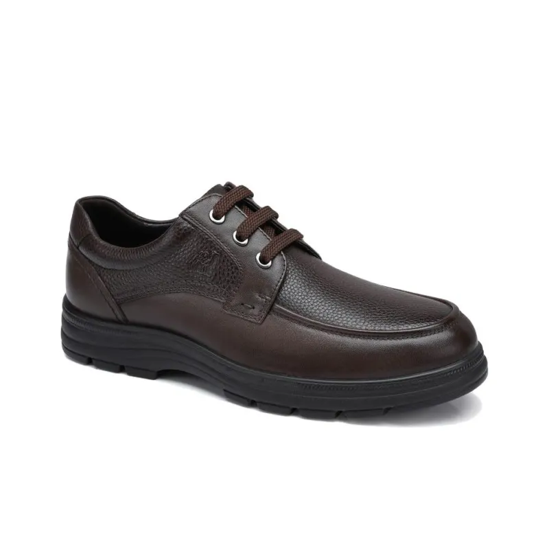 CAMEL Dress Shoes Men Low Top Black/Brown-2