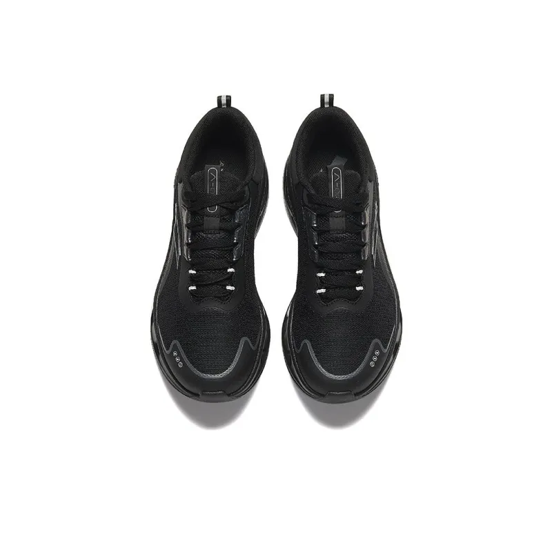 Anta Abrasion-Resistant Low-Top Running Shoes Men's Black-2