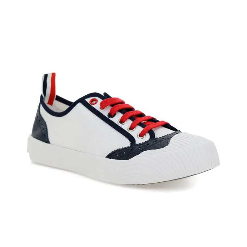 THOM BROWNE· Low Top Skateboard Shoes Women's White-1