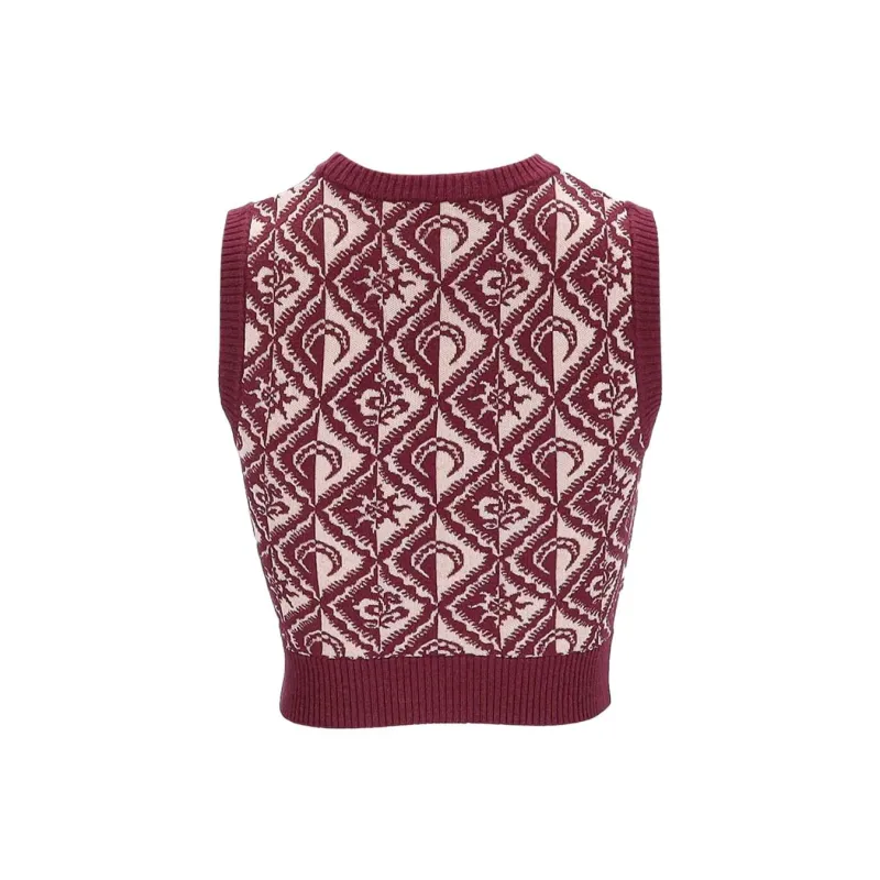 Marine Serre Moon Diamant Knitted Top-1