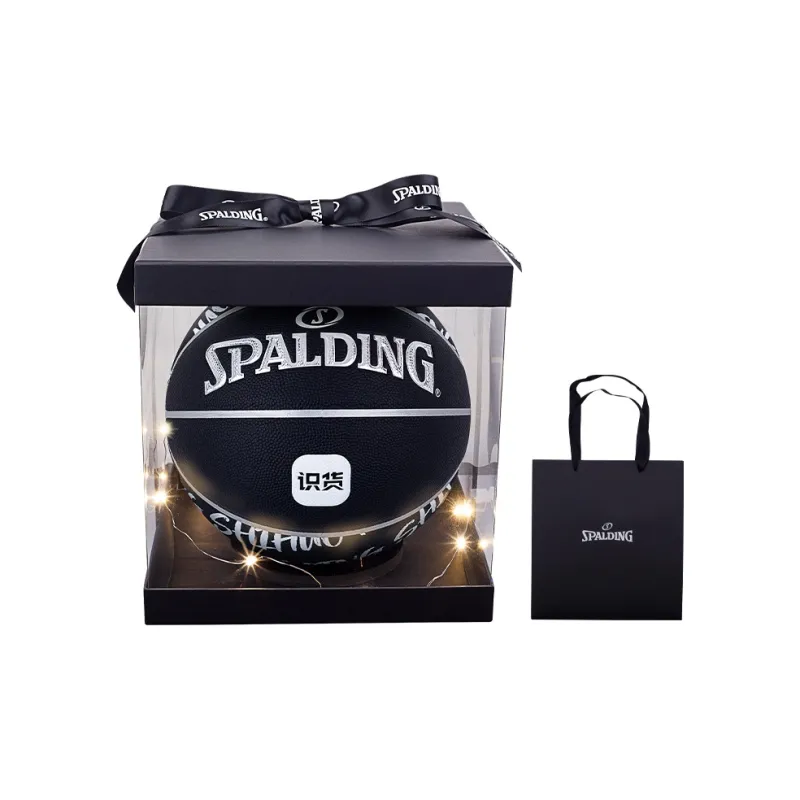 SPALDING Trend Series PU Basketball Black Size 7 Training Unisex-3