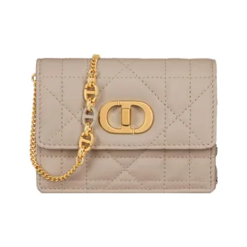 DIOR Sheepskin Crossbody Bag, Shoulder Bag Women's Rouge Beige