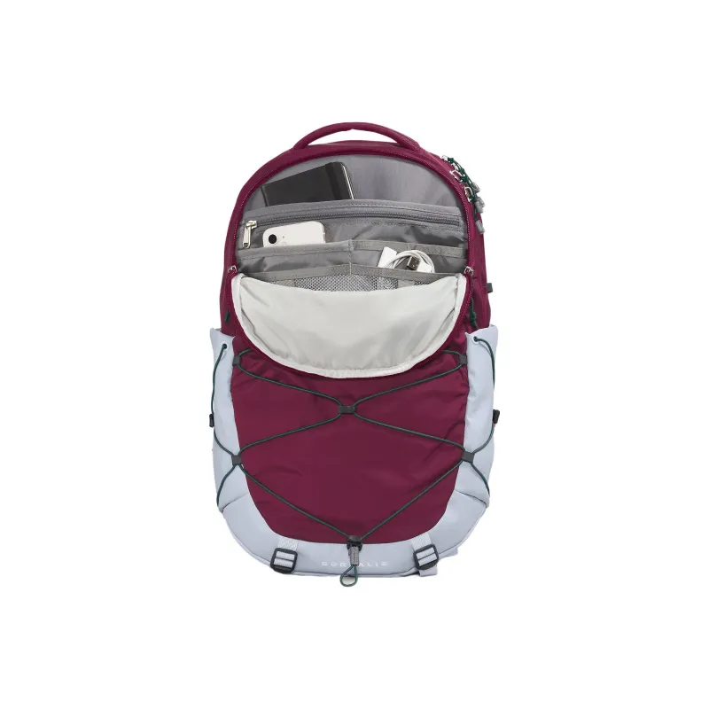 THE NORTH FACE Recycled Nylon Backpack Women's Burgundy & Dark Blue-3