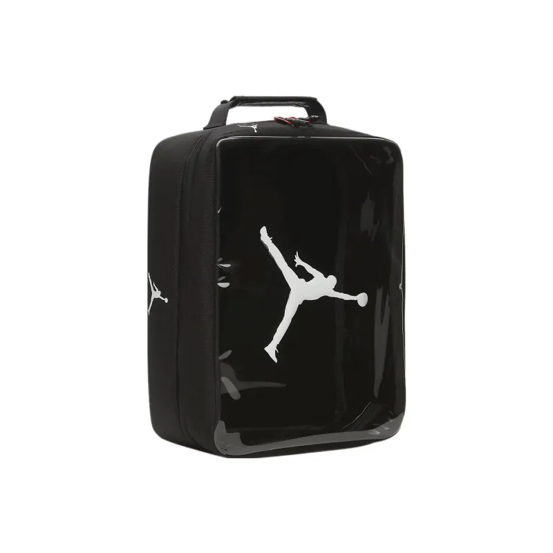 Jordan Polyester Shoe Box Handbag Regular Unisex Black-1