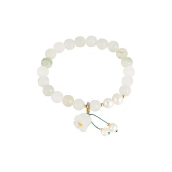 LILY&LOTTY Pearl Bracelets Women's Ghost Green