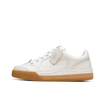Clarks Art Movement Series Low Top Skateboard Shoes Men's White