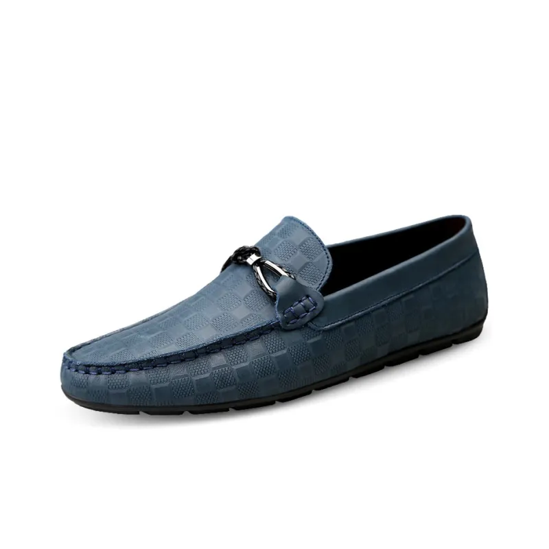 DCK Men's Casual Shoes Men Low Top Black/Blue-5