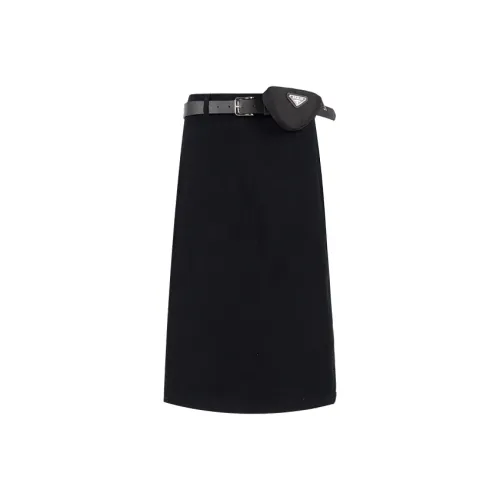 Ladiesfirst Denim Long Skirts Women's Black