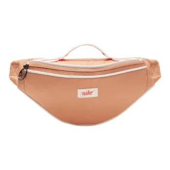 Nike Fabric One Shoulder Crossbody Fanny Pack Regular Unisex Amber Brown/Amber Brown/Bright Dark Red