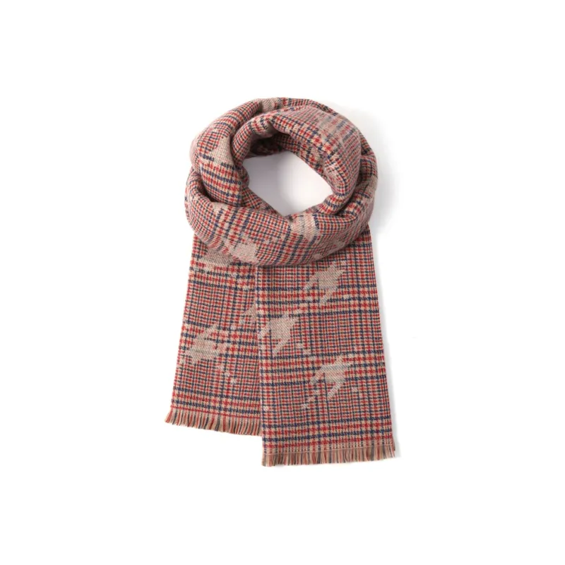 FREE RABBITⅡ Faux Cashmere Knit Scarves Unisex-2