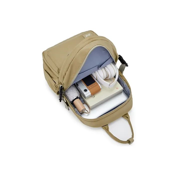 KEYSTREET Fabric Carry Backpack Regular Unisex Black/Mint Green/Khaki/Peacock Blue-19