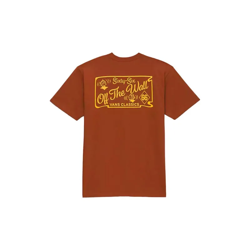 Vans SIXTY SIXERS CLUB SS T-Shirts Unisex Red-1