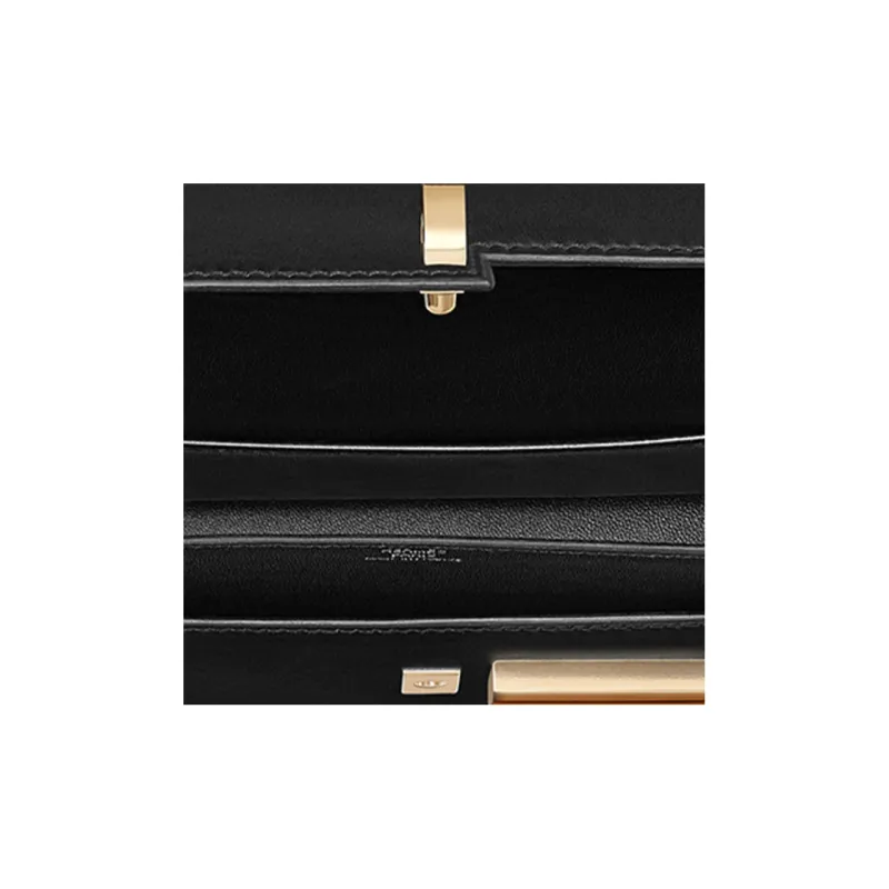 HERMES Verrou Allegro Calfskin Handgun Bag Shoulder Bag Crossbody Bag Mini Women's Noir Black-3