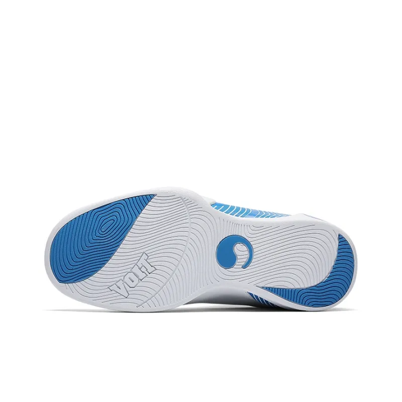 VOIT Tai Chi Wuji Cushioning Anti Slip And Wear Resistant Coverage High Top Performance Basketball Shoes Men's Sky Blue-5