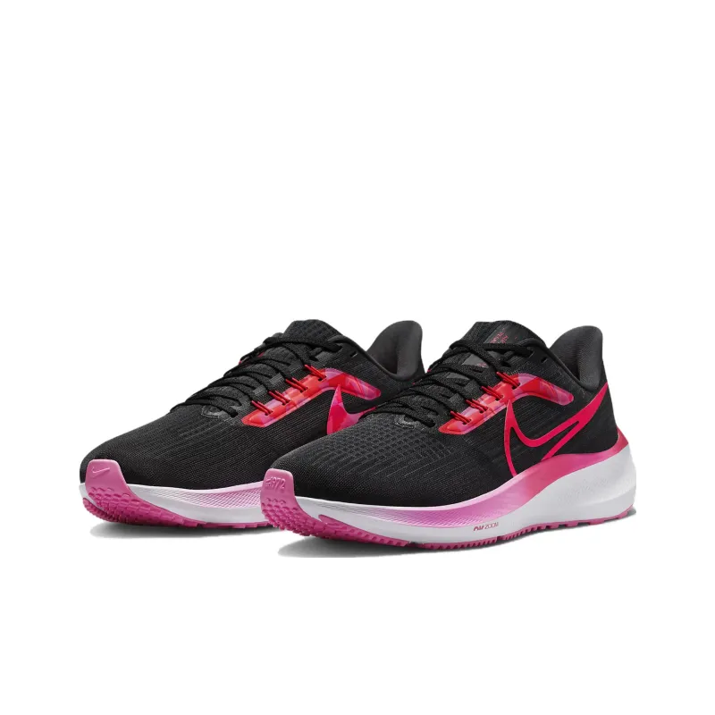 Nike Air Zoom Pegasus 39 'Black Neon Pink' Women's-2