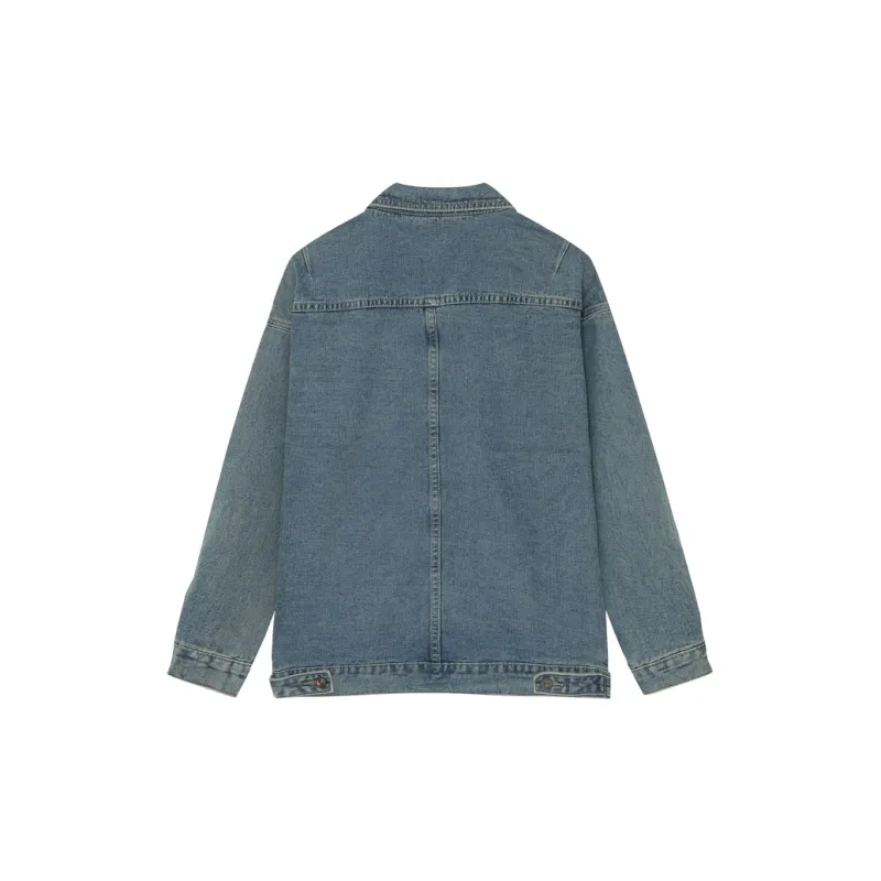 Voguo Relay Denim Jacket Unisex Blue-1