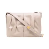 COCCINELLE Leather Shoulder Bag Women's Flesh Pink