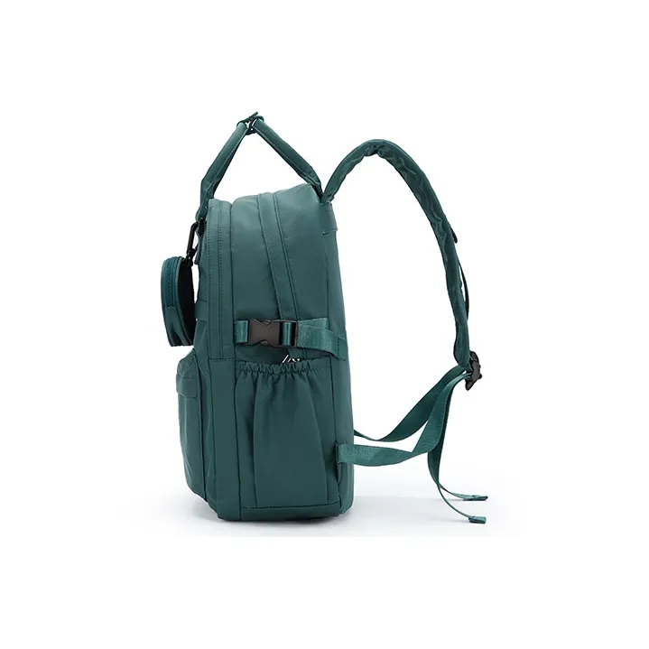 KEYSTREET Fabric Carry Backpack Regular Unisex Black/Mint Green/Khaki/Peacock Blue-25