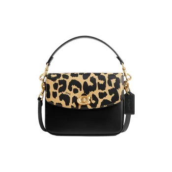 COACH Cassie Calfskin Small Square Bag Handbag Shoulder Bag Crossbody Bag Small Size Women's Yellow & Black