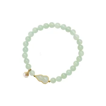Gramda Hetian Jade Hetian Jade Bracelets Women's Pale Greenish White Jade