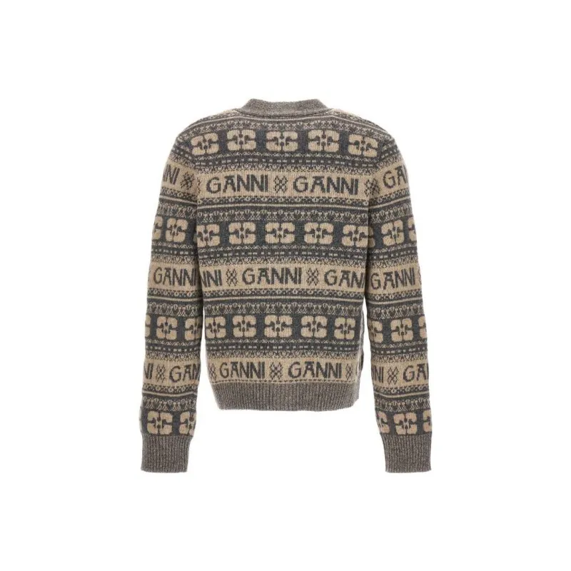 GANNI Sweaters Women's Gray-1