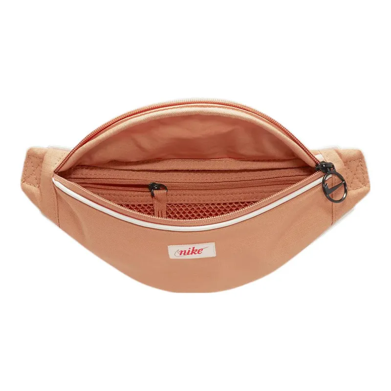 Nike Fabric One Shoulder Crossbody Fanny Pack Regular Unisex Amber Brown/Amber Brown/Bright Dark Red-3