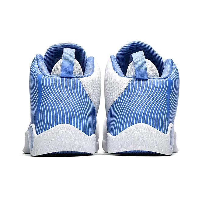 VOIT Tai Chi Wuji Cushioning Anti Slip And Wear Resistant Coverage High Top Performance Basketball Shoes Men's Sky Blue-4