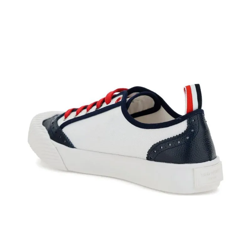 THOM BROWNE· Low Top Skateboard Shoes Women's White-2