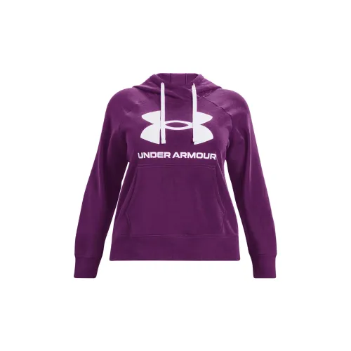 Under Armour Rival Fleece Sweatshirts Women's Purple