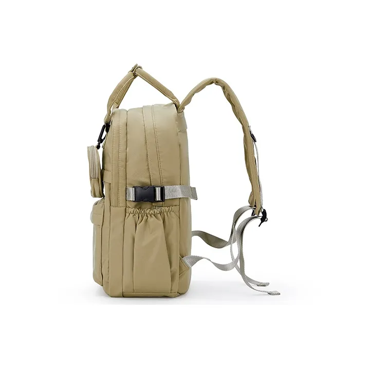 KEYSTREET Fabric Carry Backpack Regular Unisex Black/Mint Green/Khaki/Peacock Blue-17