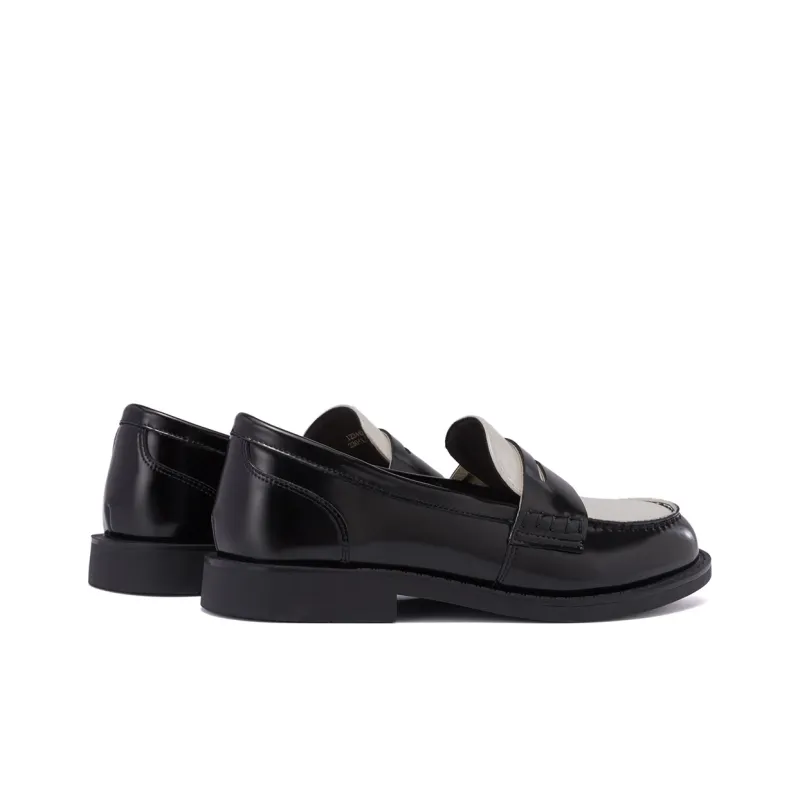 AOKANG Loafers 6cm Women's Black/Brown-2