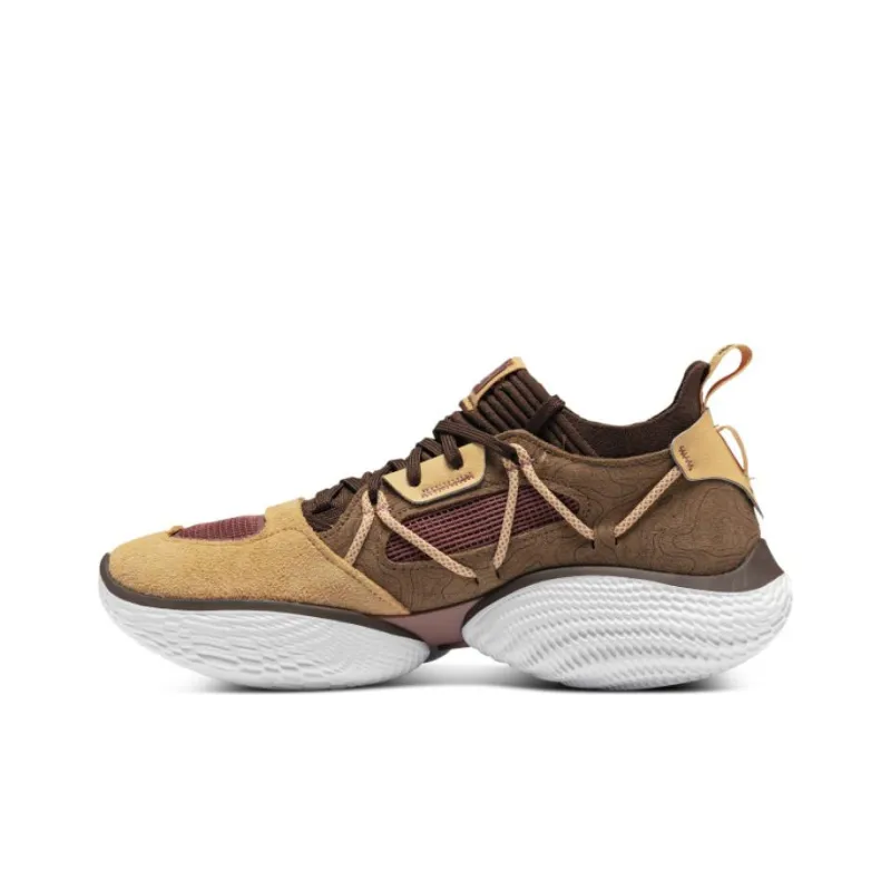 Under Armour Curry Flow 10 Slip Resistant Breathable Low Top Running Shoes Men's Yellow-0
