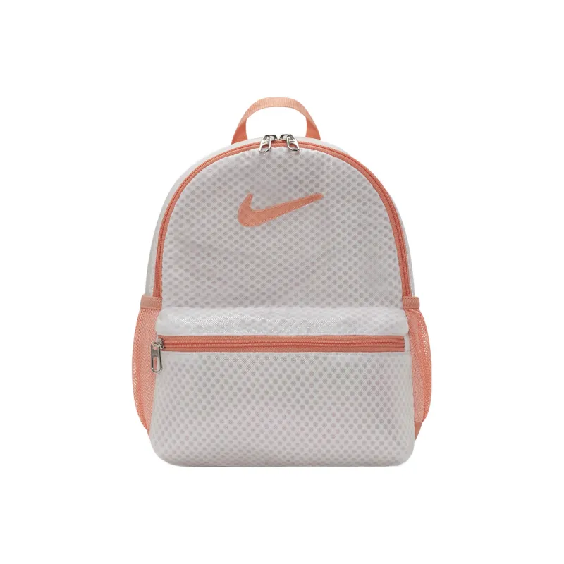 Nike Polyester Backpack Small Size Men's Beige/Orange-0