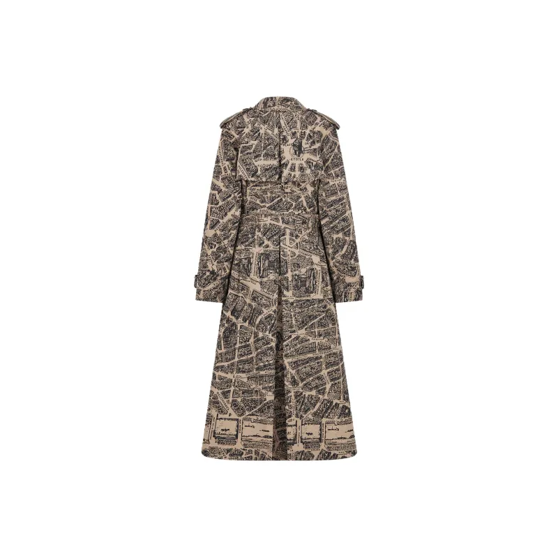 DIOR Trench Coats Women's Beige-1