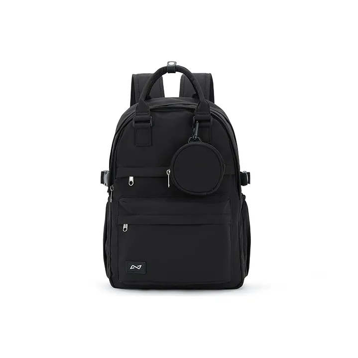 KEYSTREET Fabric Carry Backpack Regular Unisex Black/Mint Green/Khaki/Peacock Blue-0